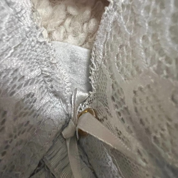 Daisy Fluentes Beautiful White Lace Extended Bra Size 36B - Picture 3 of 5